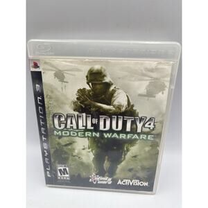 Call of Duty 4: Modern Warfare PS3 Game (2007) - Complete, Good Condition